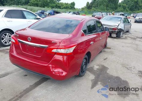 2014 Nissan Sentra Fe+ S/Fe+ Sv/S/Sl/Sr/Sv z USA, uszkodzony, nr VIN 3N1AB7AP7EL646295